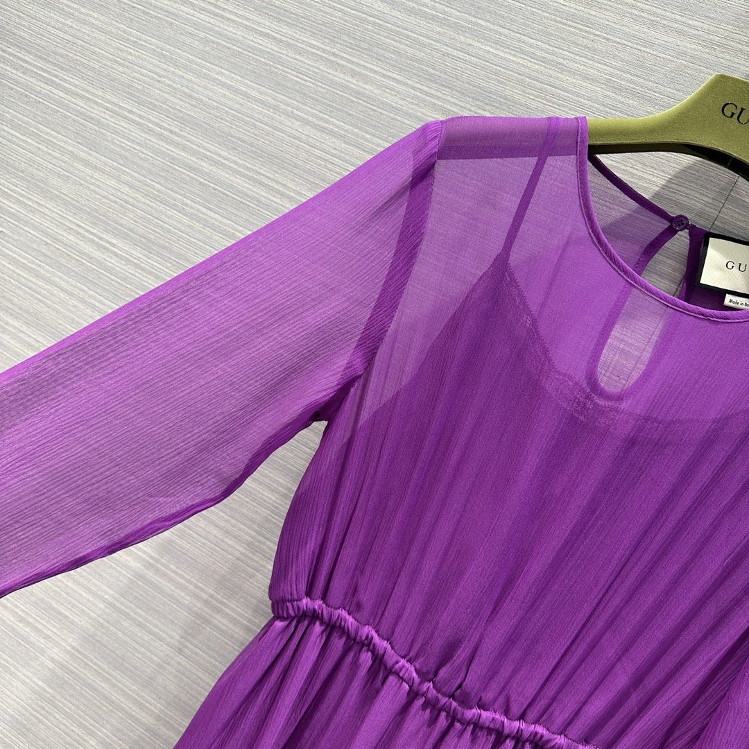 Stylish purple dress фото 3