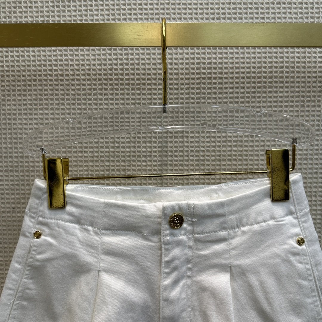 Шорты джинсовые женские белые фото 2