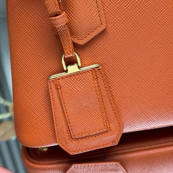 Сумка кожаная Double Bag mini 1BG443 25 см фото 9