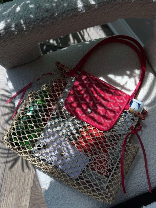 Сумка Goyard Aligre Limited Edition из рафии фото 5