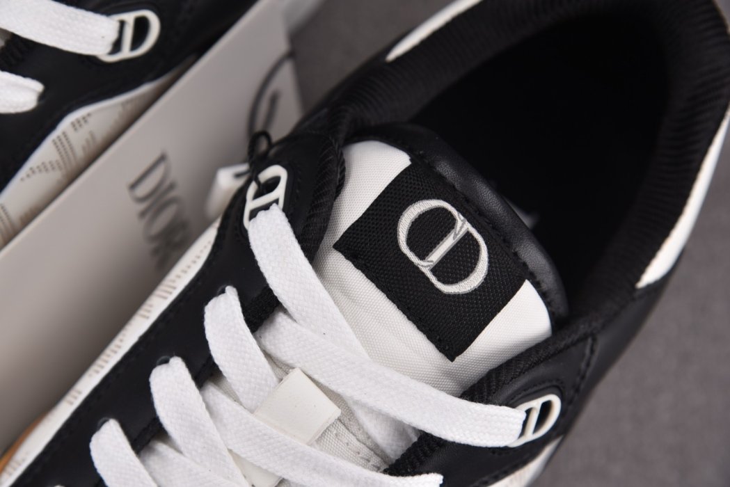 Кроссовки Dior B27 Low Black White фото 9