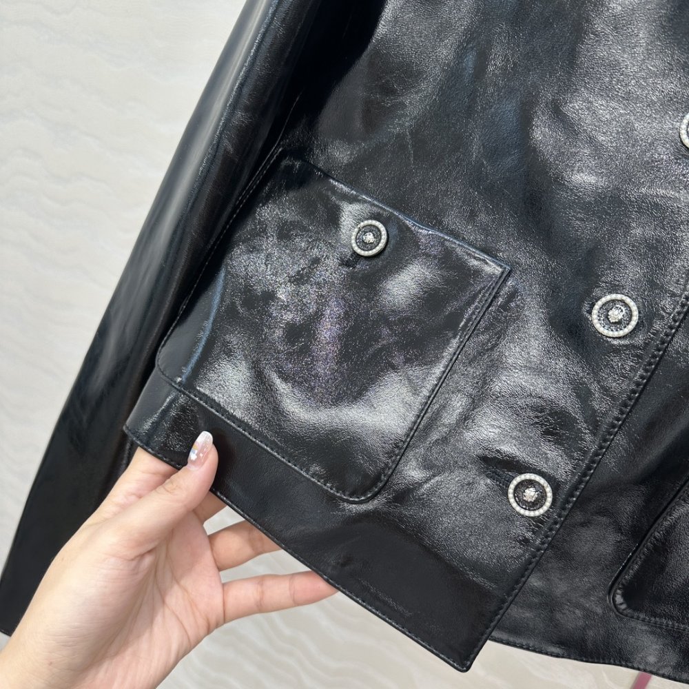 Jacket leather women's фото 5