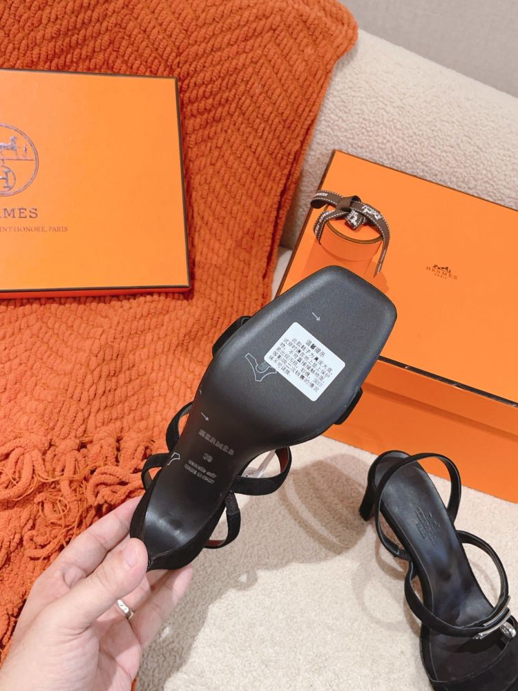 Босоніжки Hermes Glamour на підборах 7.5 см фото 9