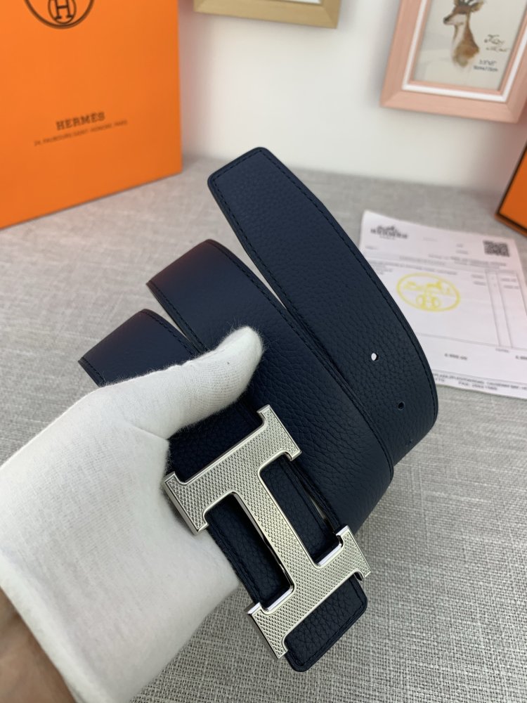 Ремень кожаный 38 мм фото 4