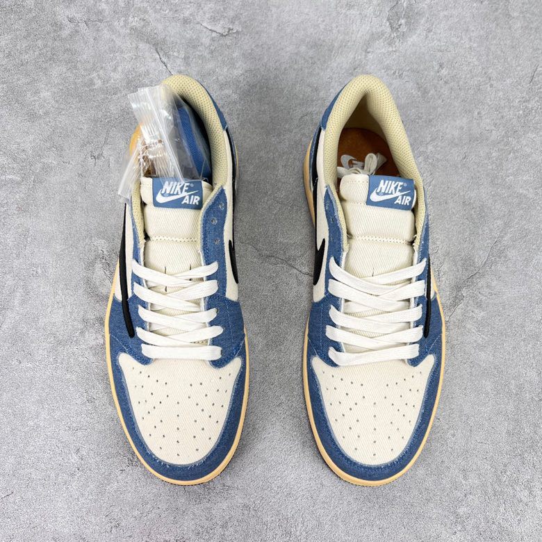 Кросівки Travis Scott x Fragment x Air Jordan 1 Low TS фото 4