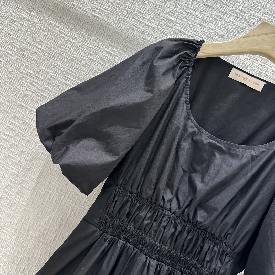 Плаття, Сукня з пишними рукавами, чорне фото 3