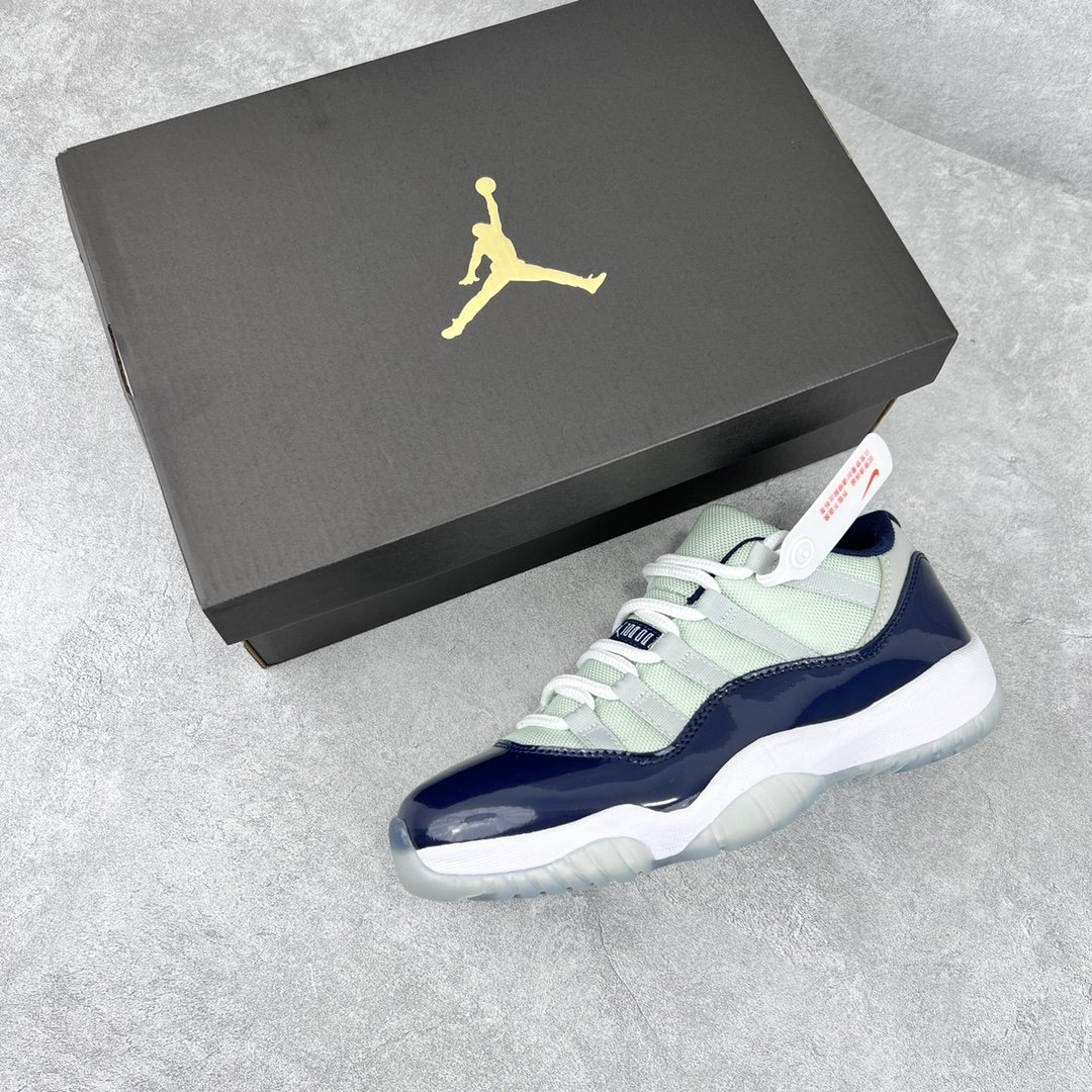 Кроссовки Air Jordan AJ11 Low Georgetown 528895-007 фото 3