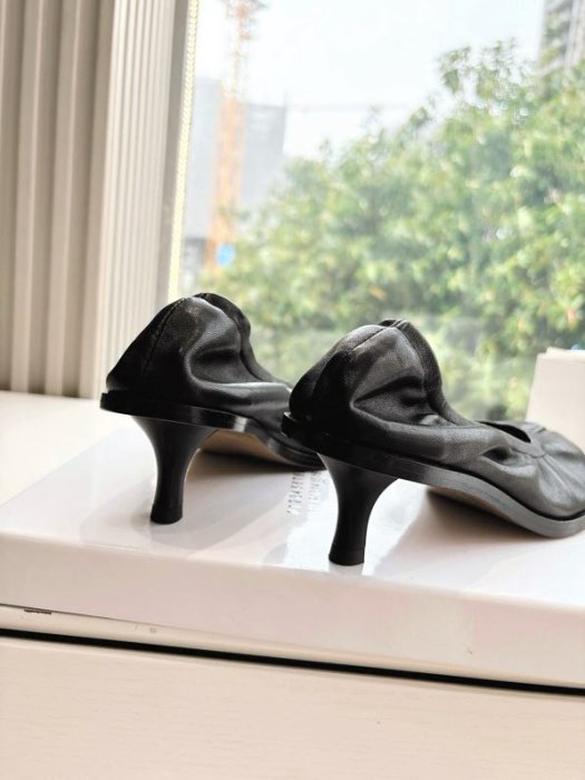 Туфли кожаные с раздвоенным носком фото 7