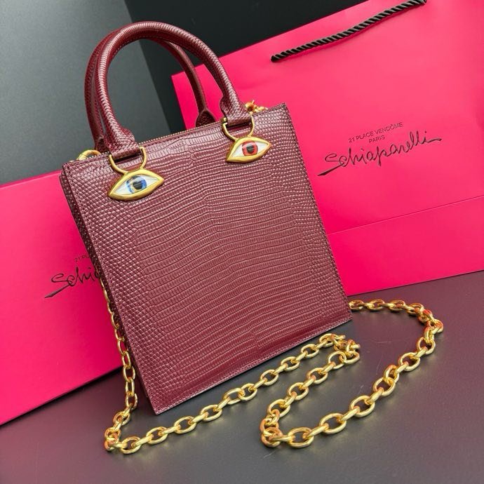 A bag leather women's 20 cm фото 8