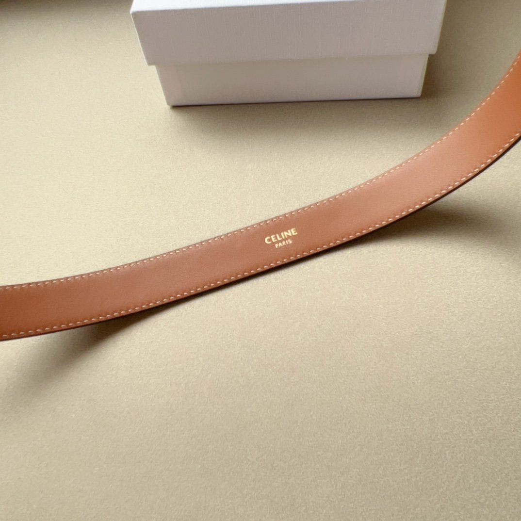 Female leather belt TRIOMHE 3 cm фото 5
