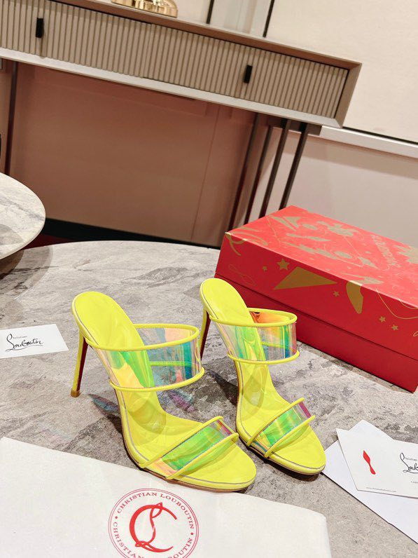 Sandals The Just Loubi yellow фото 2