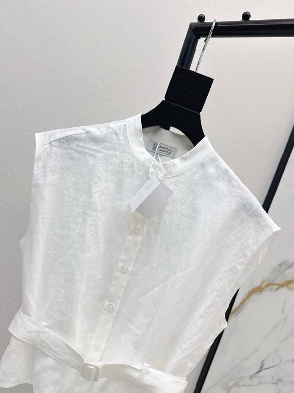 Коротка жіноча сорочка без рукавів фото 5