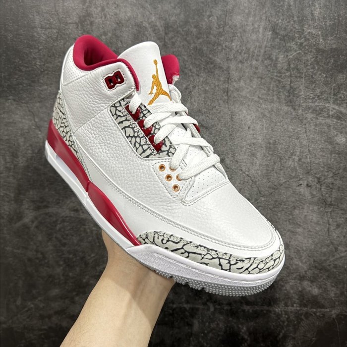 Sneakers Air Jordan 3 Cardinal Red фото 3