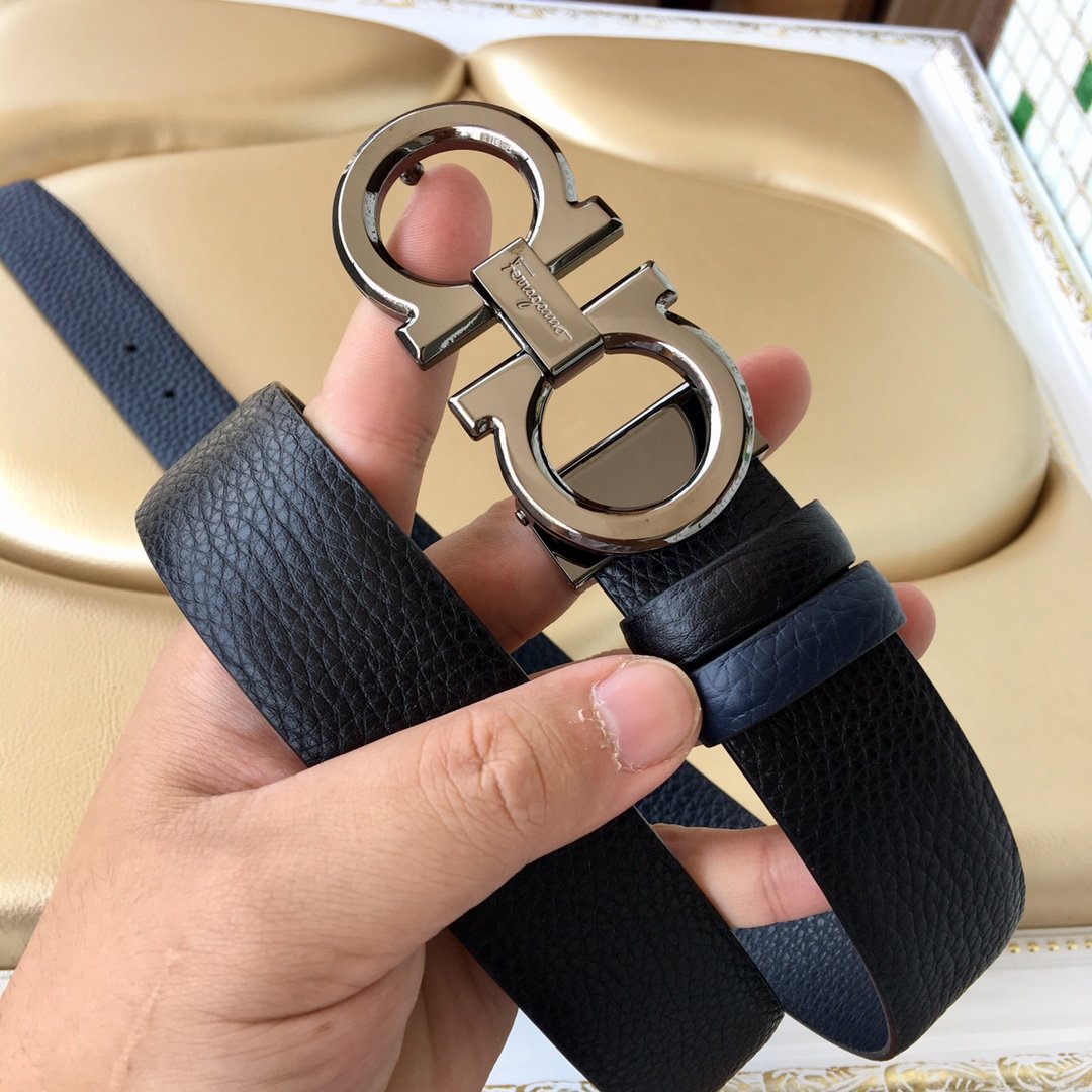 Leather belt 3.5 cm фото 5