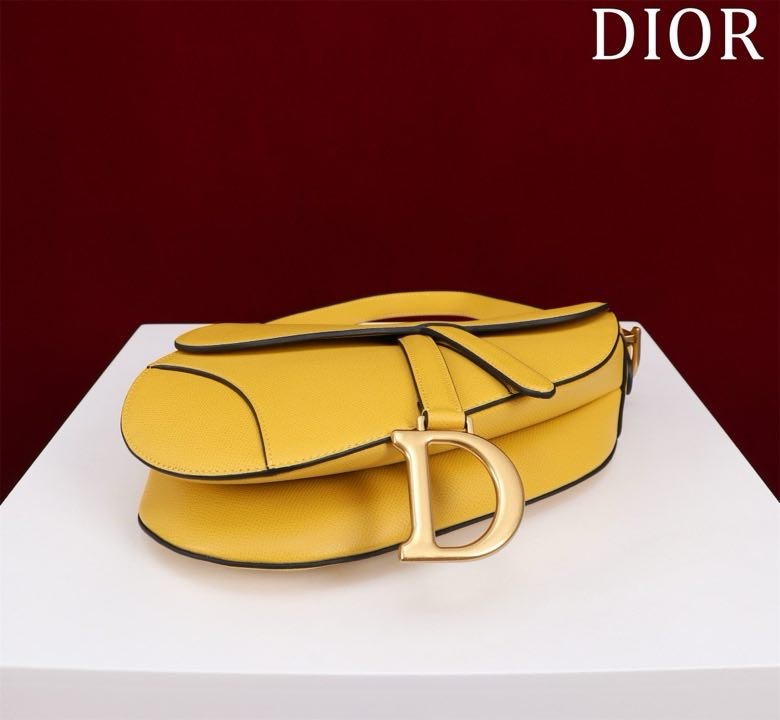 Сумка кожаная Dior Saddle 25 см фото 6