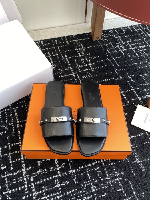 Шлепанцы женские Hermes Kelly