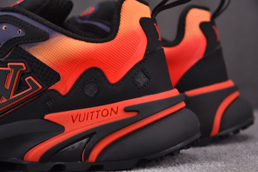 Кроссовки LOUIS VUITTON Runner Tatic Black Orange фото 13