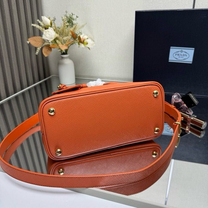 Сумка кожаная Double Bag mini 1BG443 25 см фото 2