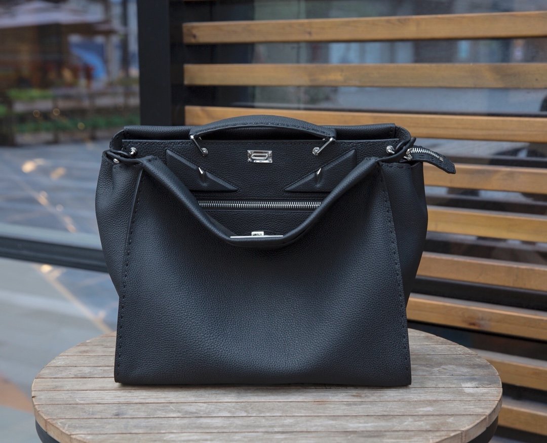 A bag togo 38 cm, natural leather