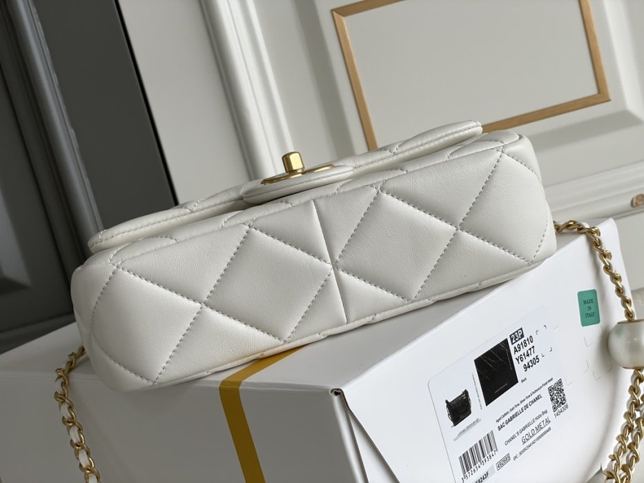 Сумка женская Chanel 24S Double Pearl Small Square Bag фото 4