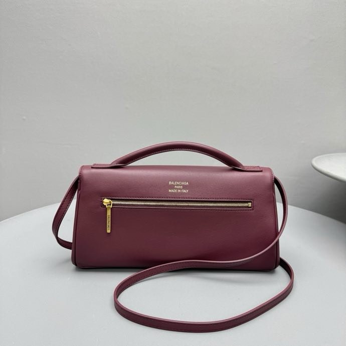 Сумка Toscana 27 см бордовая фото 5