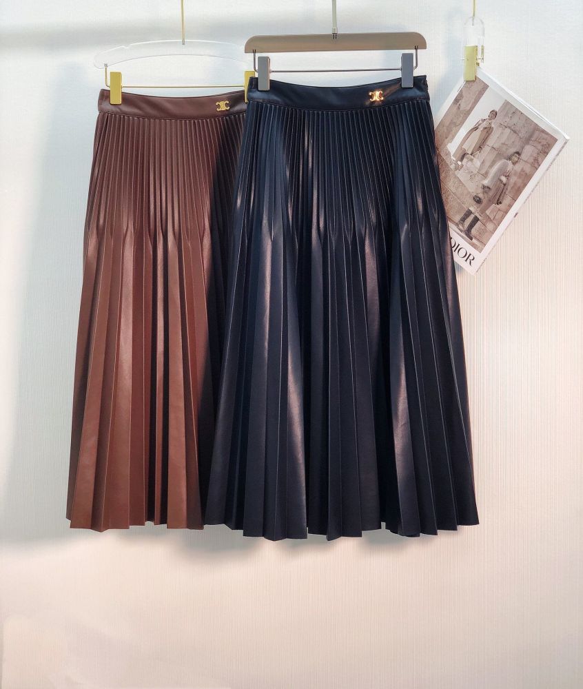 Skirt leather фото 8