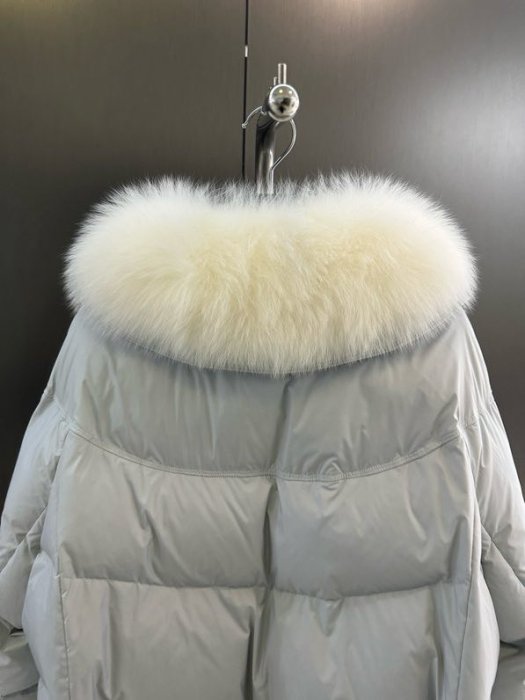 Down jacket from fox fur фото 9