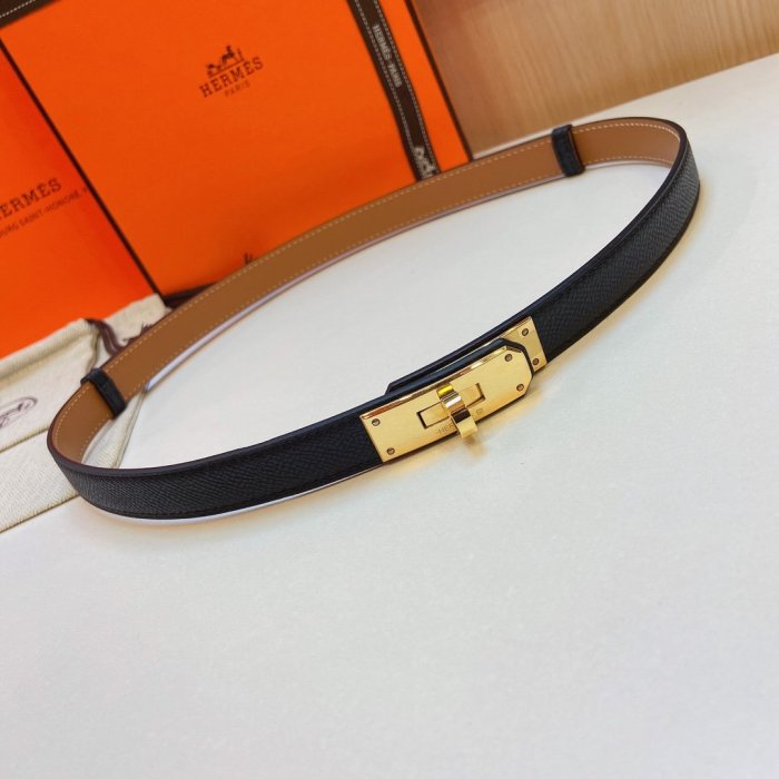 Ремень HERMES Kelly кожаный женский 1.8 см