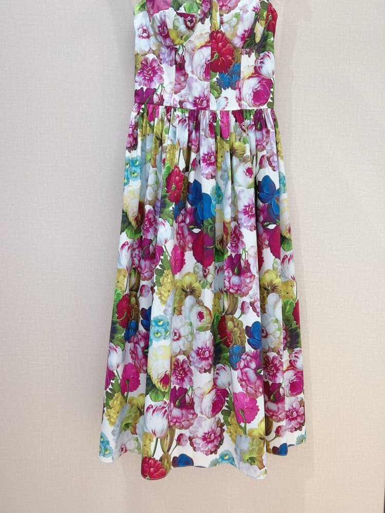 Платье с цветочным принтом фото 3