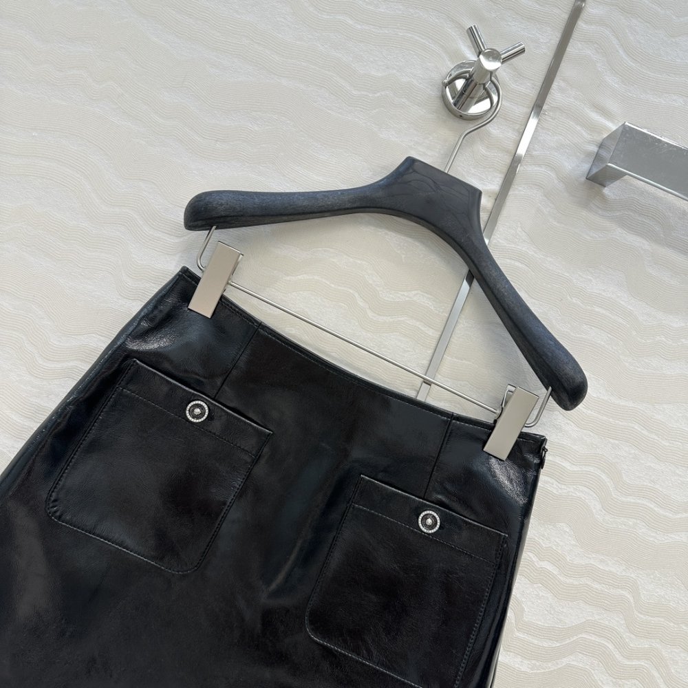 Skirt leather фото 2