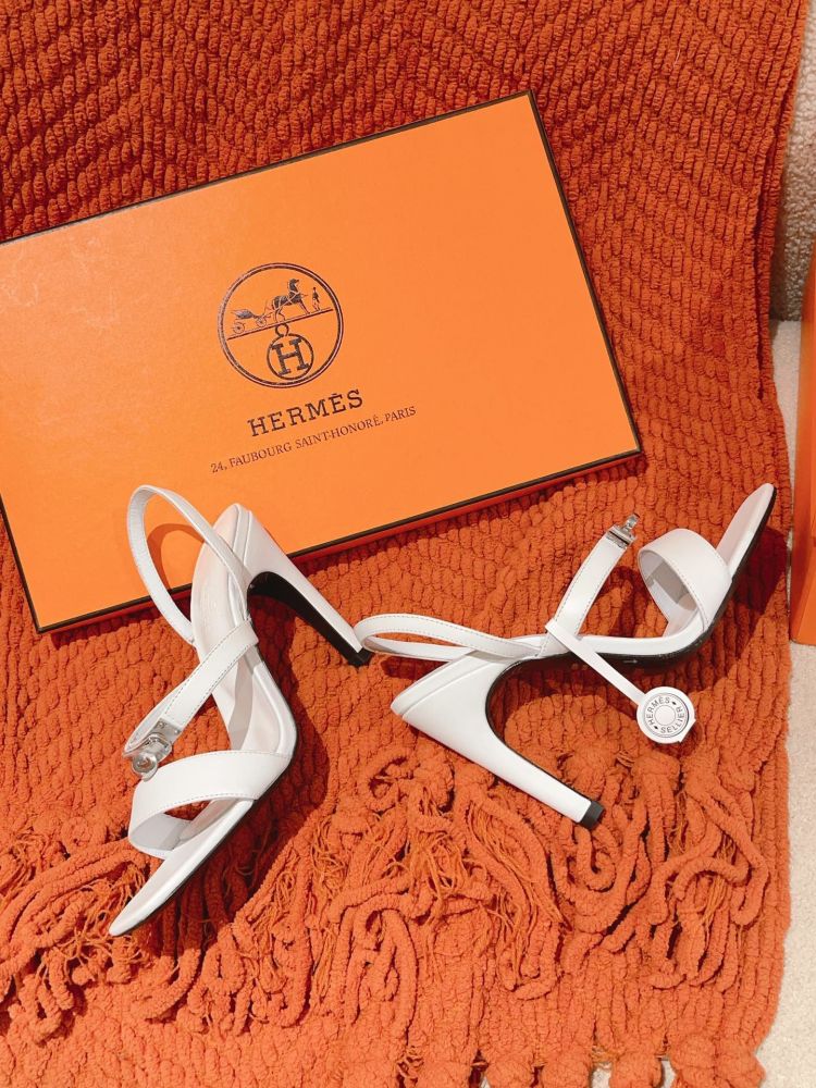 Босоніжки Hermes Glamour на підборах 9.5 см фото 5