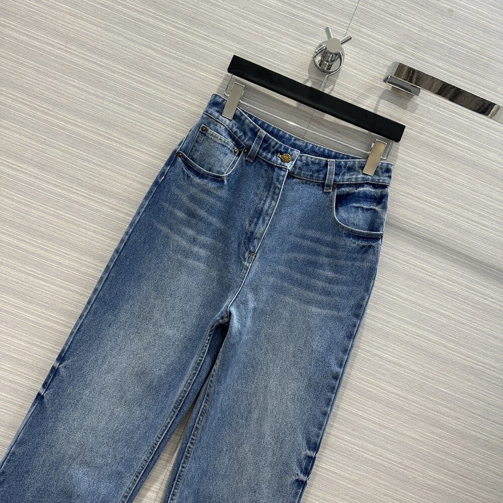 Прямые эластичные джинсы весенние женские фото 2
