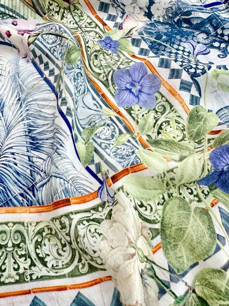 Длинное шелковое платье CAMILLA с V-образным вырезом фото 3