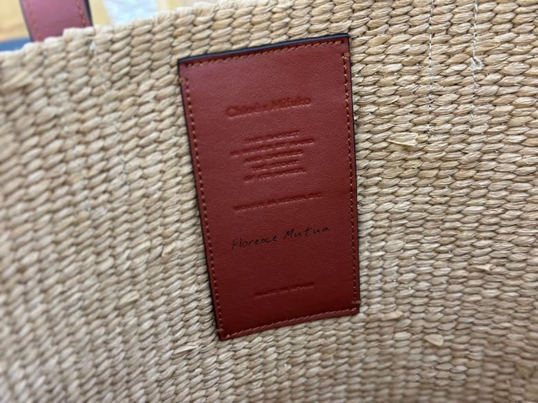 Солом'яний сумка 46 см фото 4