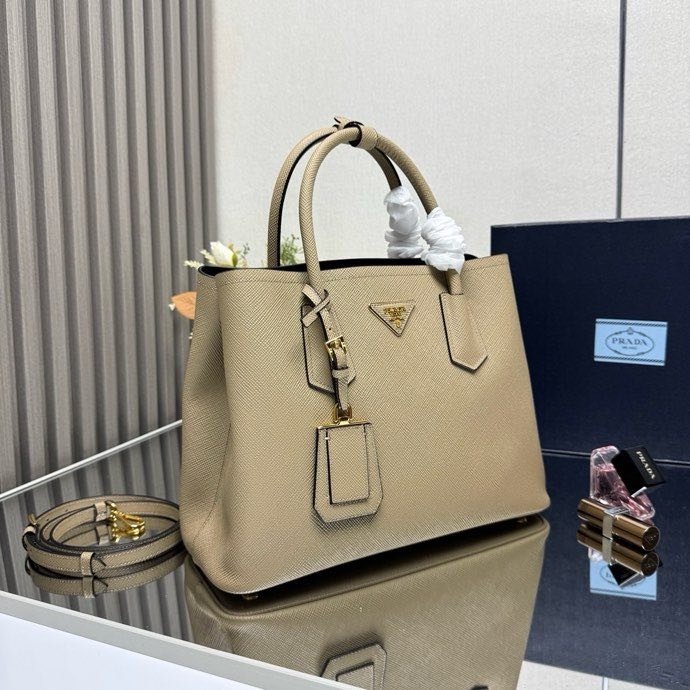 Сумка кожаная Double Bag 33 см фото 3