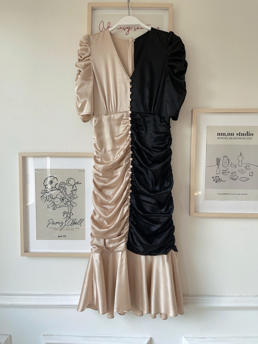 Дизайнерське Плаття, Сукня з атласного шовку