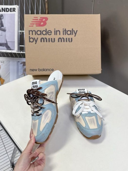 Мюли women's Miu Miu x New Balance фото 9