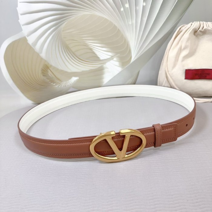 Belt leather female 3 cm