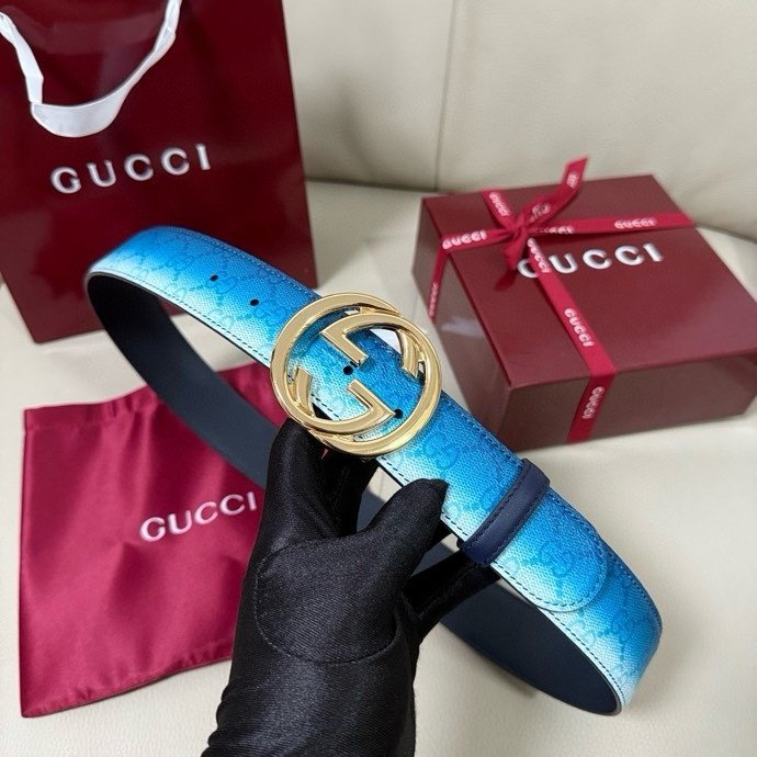 Belt leather 40 mm фото 2