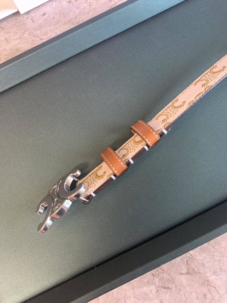 Belt leather 25 mm фото 2