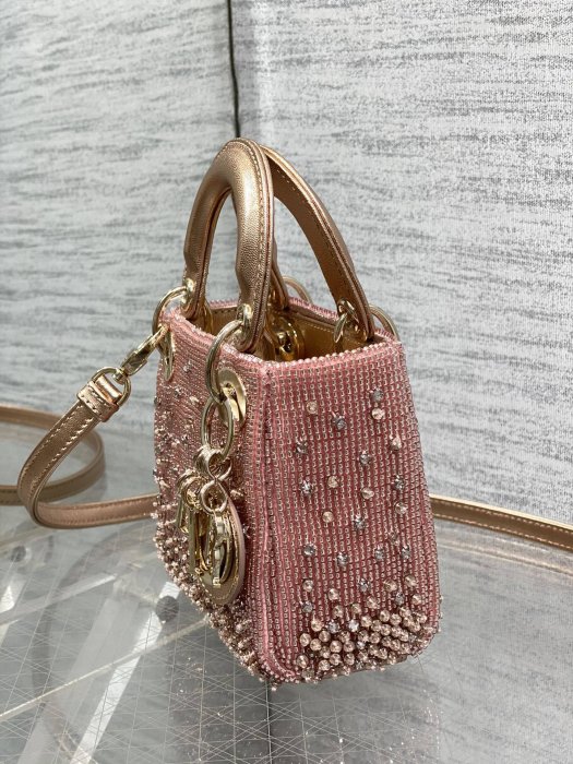 A bag women's Lady Dior Micro 12 cm фото 6