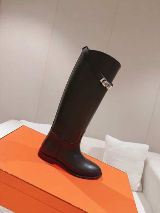 Сапоги женские, кожаные, черные - размер 37 фото 2