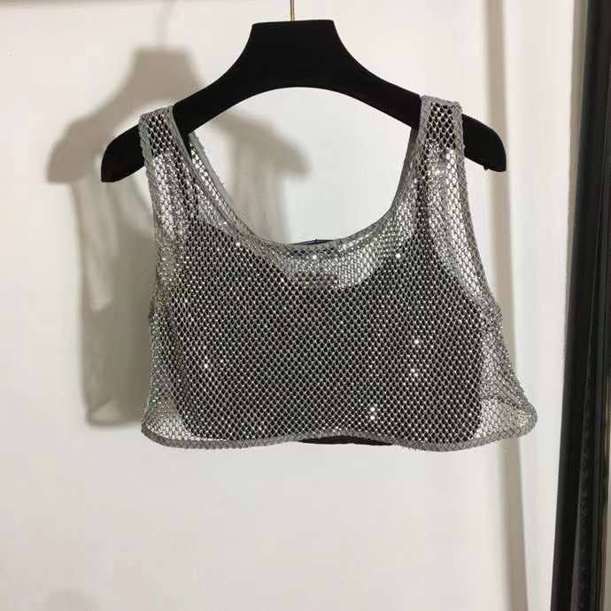 Top from straps Diamond Hollow Mesh фото 7
