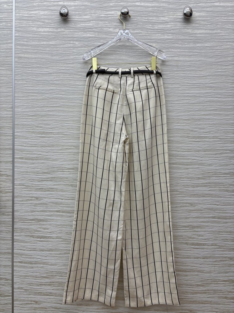 Прямі брюки з льону фото 9