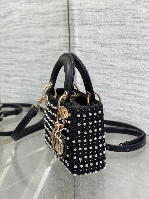 A bag women's Lady Dior Micro 12 cm фото 6