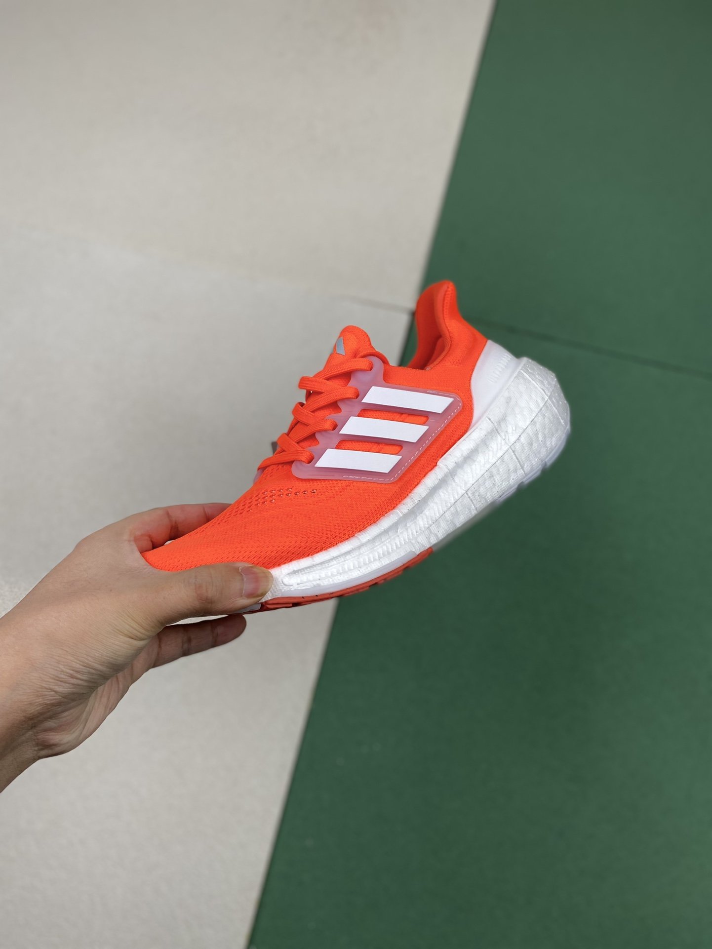 Sneakers Ultra Boost Light Solar Red Black White - HQ6341 фото 6