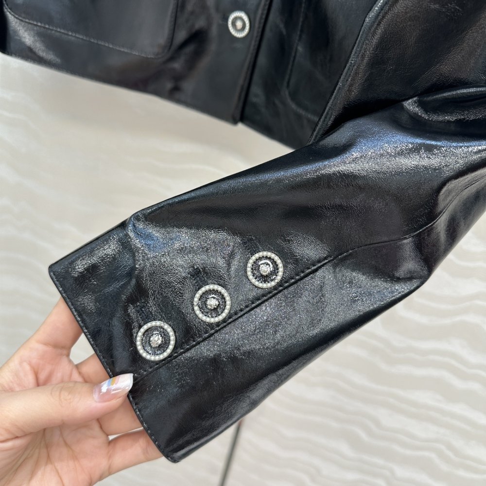 Jacket leather women's фото 6