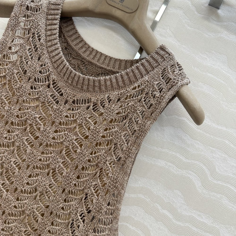 Майка вязаная женская фото 4