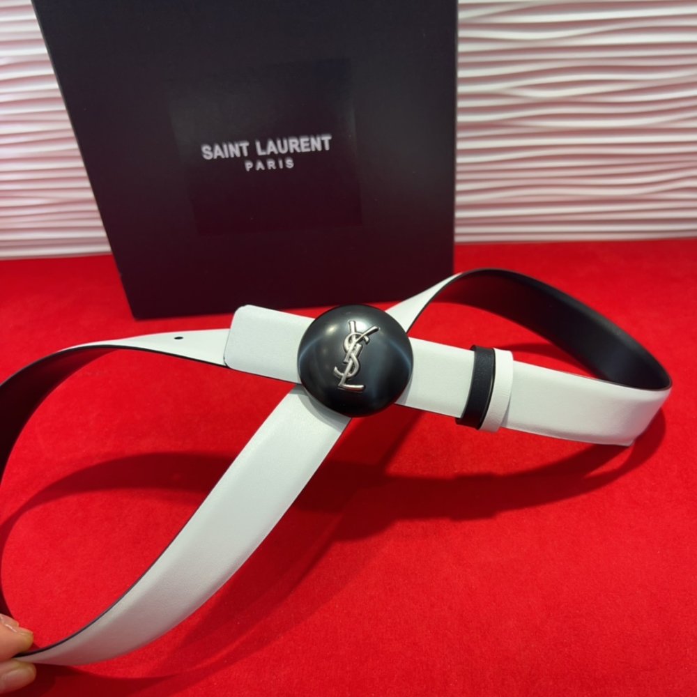 Belt leather 25 mm фото 5