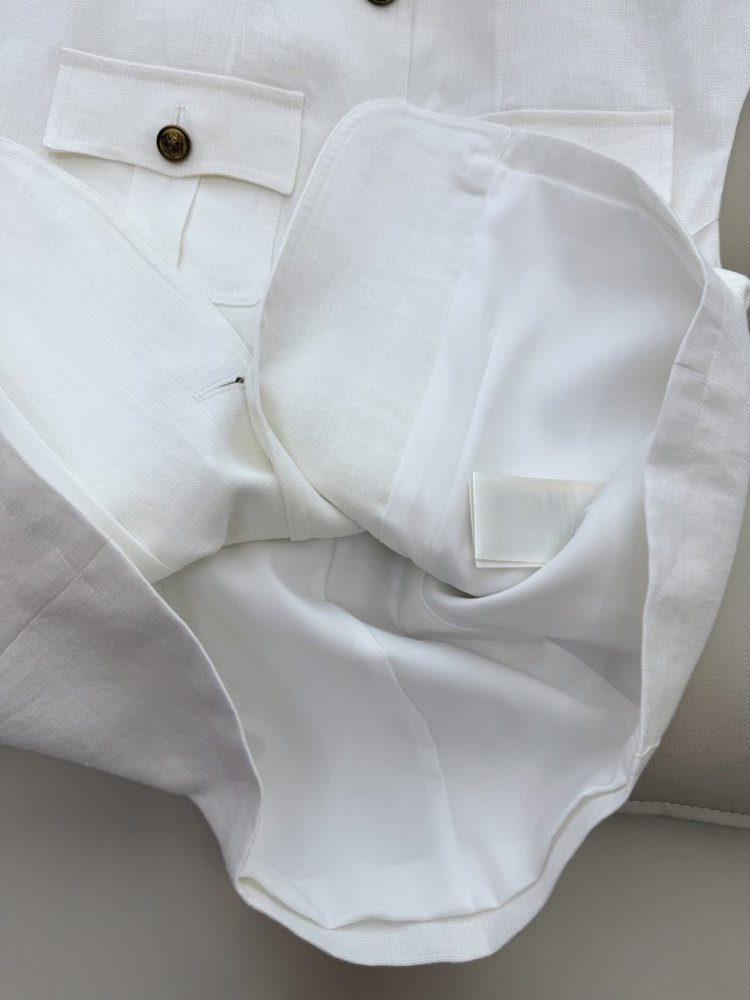 Льняной женский костюм фото 8